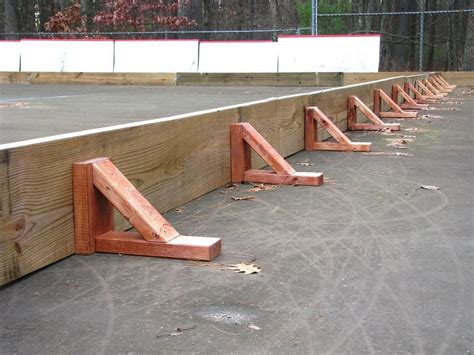 metal brackets backyard hockey|diy outdoor hockey rink plans.